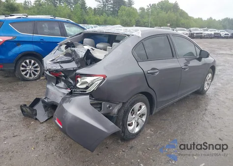 2015 Honda Civic Lx z USA, uszkodzony, nr VIN 19XFB2F54FE082835
